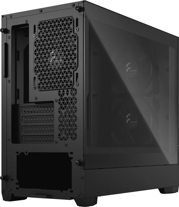 Fractal Design Pop Mini Silent Black TG Clear Tint, Glasfenster, schallgedämmt