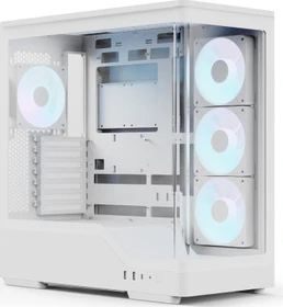 AeroCool P500A White, Glasfenster