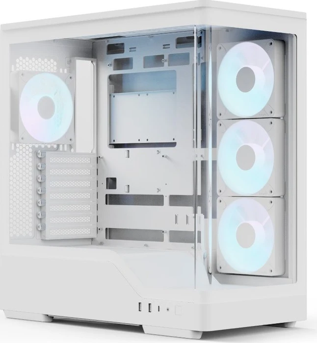 AeroCool P500A White, Glasfenster