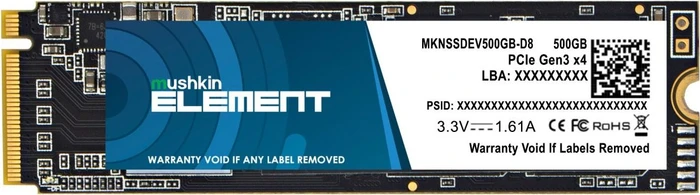 Mushkin Element NVMe SSD, M.2