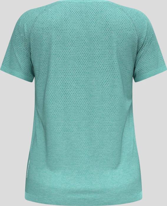 Odlo Essentials Seamless Funktionsshirt kurzarm aqua haze melange (Damen)