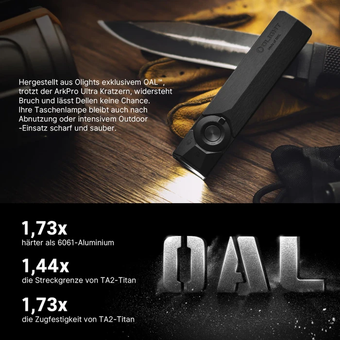OLight ArkPro EDC Ultra Taschenlampe onyx