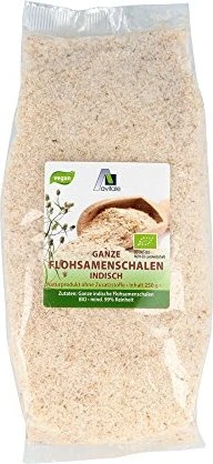 Ganze Flohsamenschalen Bio Pulver
