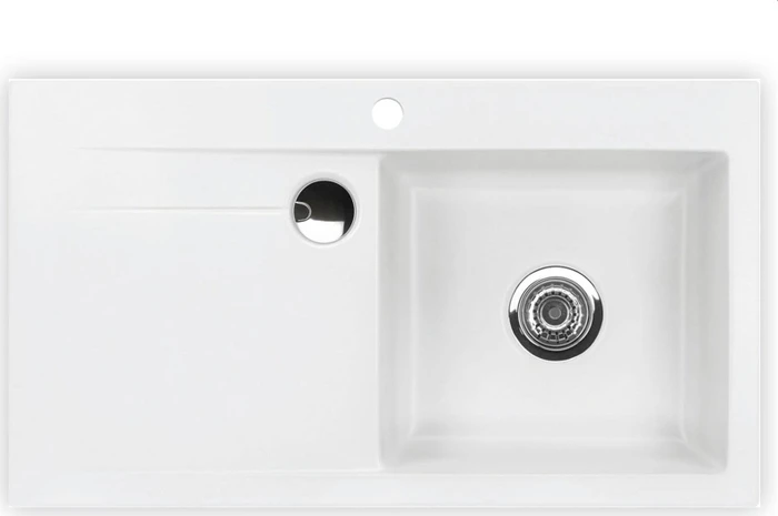 systemceram Stema 90 Einbau Becken rechts polar