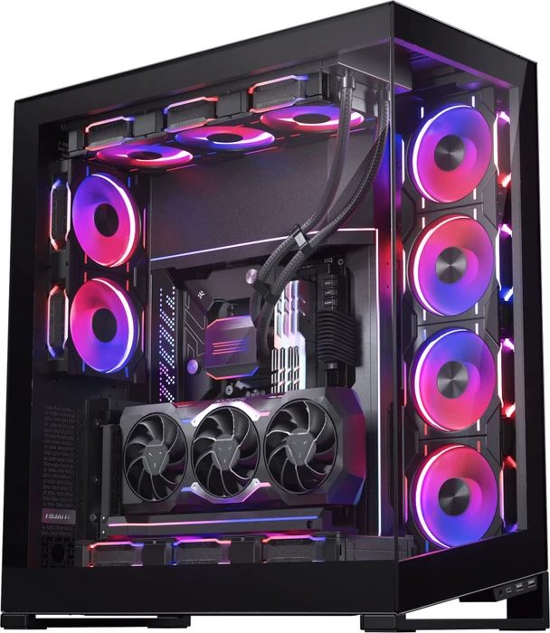Phanteks Premium Vertical GPU Bracket Riser Card, gewinkelt, PCIe 4.0, 220mm, schwarz
