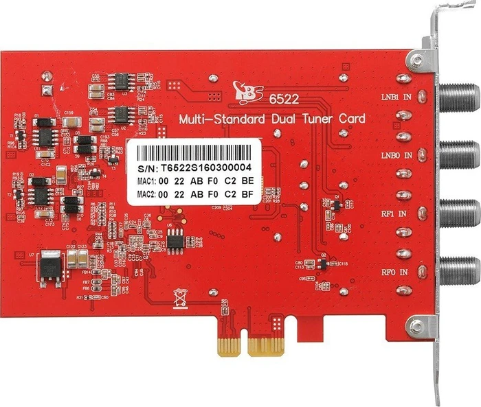 TBS DVB Multi Standard Doppel-Tuner, PCIe x1