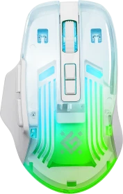 Defender Astro Elite GM-056 Wireless Gaming Mouse transparent/weiß, USB