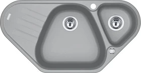 Franke Antea AZG 661-E Fragranit Einbau Becken mittig steingrau