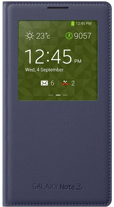 Samsung S-View Cover für Galaxy Note 3 blau
