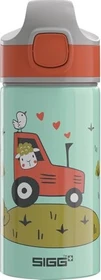 Sigg Miracle Kids Alu Trinkflasche 400ml tractor farm