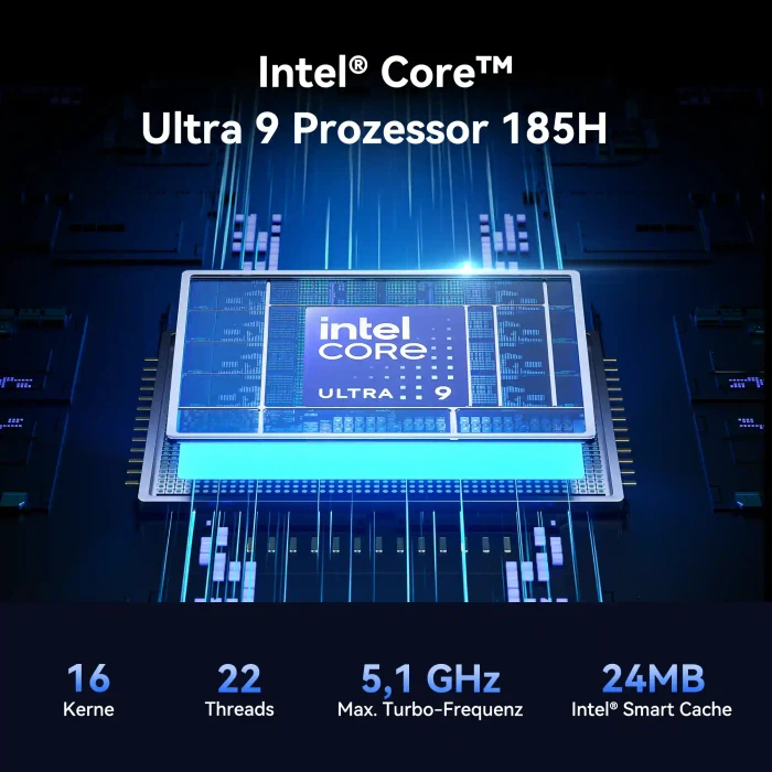 Geekom IT13 Max, Core Ultra 9 185H, 32GB RAM, 1TB SSD