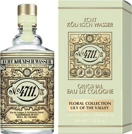4711 Echt Kölnisch Wasser Floral Collection Lily of the Valley Eau de Cologne, 100ml