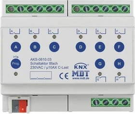 MDT Schaltaktor AKS 8-fach, 6TE REG, 10A (AKS-0810.03)
