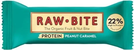 Raw Bite Protein Peanut Caramel 45g