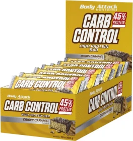 Body Attack Carb Control Proteinriegel white Cookie-O 1.5kg (15x 100g)