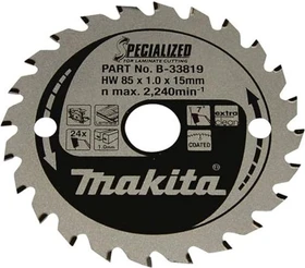 Makita Specialized Kreissägeblatt 24Z, 85x1x15mm, 1 Stück