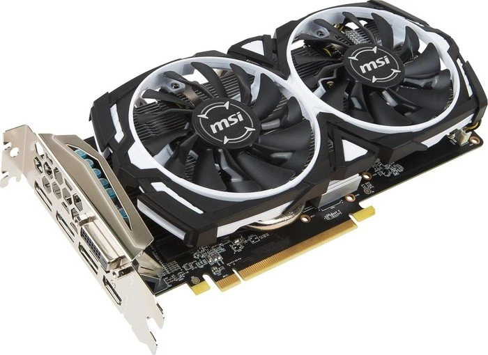 MSI Radeon RX 470 Armor 4G OC, 4GB GDDR5, DVI, HDMI, 3x DP