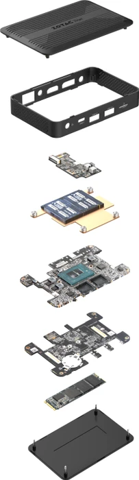 Zotac ZBOX PI430AJ pico with AirJet, Core i3-N300, 8GB RAM, 512GB SSD