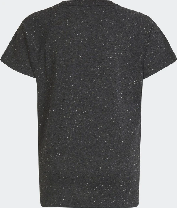 adidas Future Icons Cotton Loose Badge of Sport T-Shirt kurzarm black melange/white (Junior)