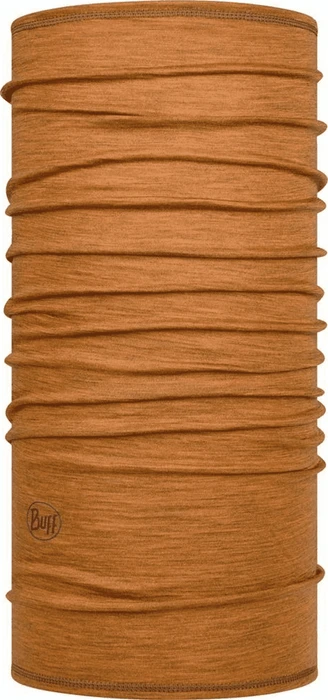 Buff Merino Lightweight Schlauchtuch solid mustard