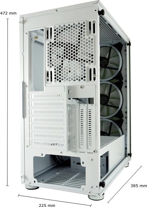 LC-Power Gaming 803W Lucid_X, Glasfenster