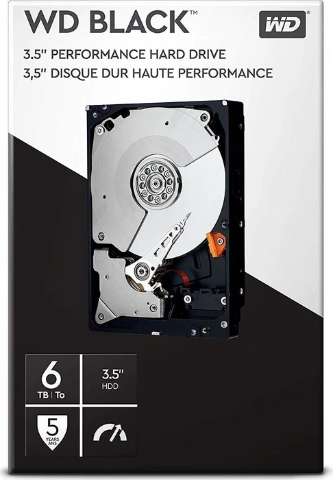 Western Digital WD_BLACK 6TB, 3.5" / SATA 6Gb/s, retail