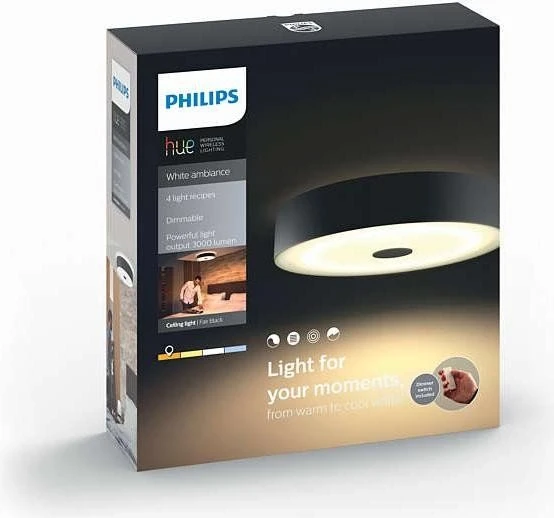 Philips Hue White Ambiance Fair schwarz