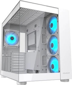 Cougar FV150 RGB White, weiß, Glasfenster (CGR-5KA1W-RGB / 385KA10.0002)