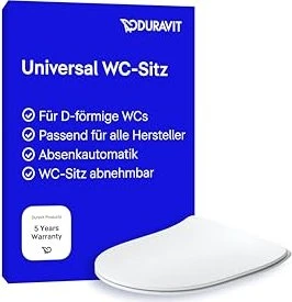 Duravit Univavo WC-Sitz mit Absenkautomatik, weiß