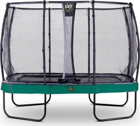 Exit Toys Elegant Premium mit Deluxe Sicherheitsnetz 214x366cm Trampolin grün