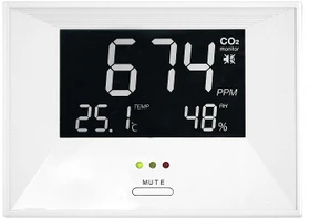 TFA Dostmann AirCO2ntrol Life Temperaturstation weiß, digital