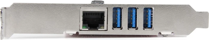 StarTech LAN-Adapter, USB-Hub, 3x USB-A 3.0, RJ-45, PCIe 2.0 x1