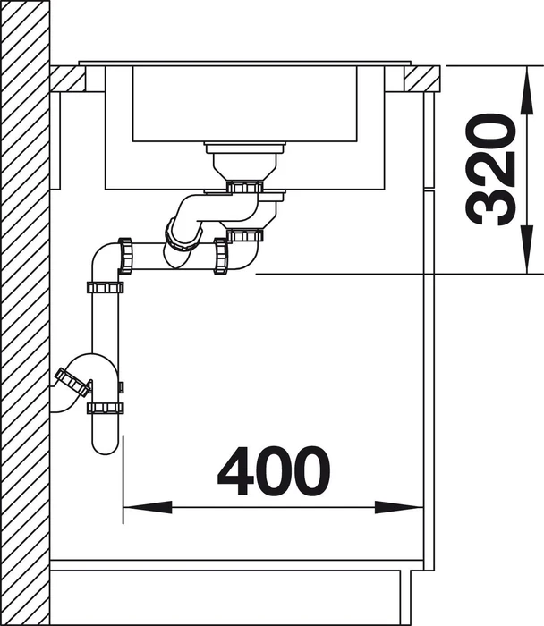 Blanco Classic Neo 6 S Einbau Becken reversibel mit Ablauffernbedienung perlgrau