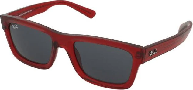 Ray-Ban Warren Bio Based 54mm polished transparent red/dark grey