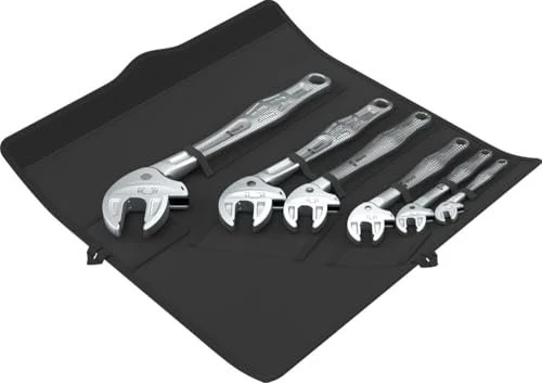 Wera 6004 Joker 6 Set 1 selbstjustierend Schraubenschlüsselsatz inkl. Tasche, 6-tlg.