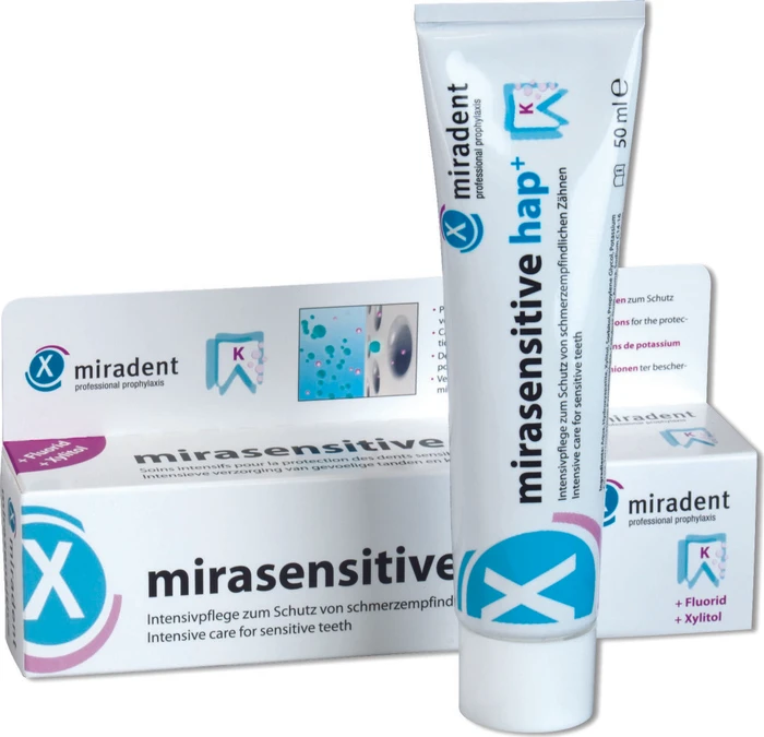 Miradent mirasensitive hap+ Zahncreme, 50ml