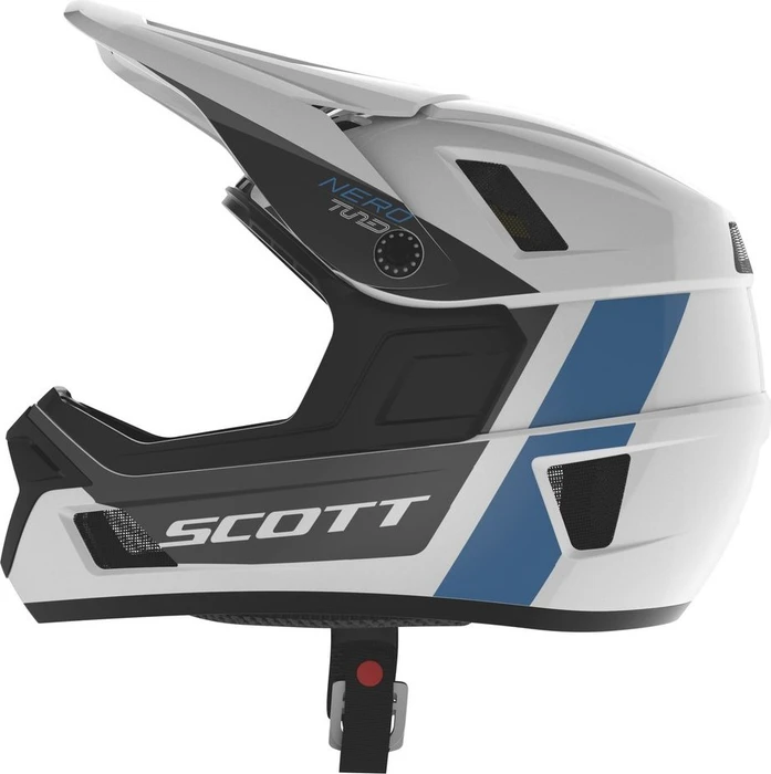 Scott Nero Plus Fullface-Helm snow white