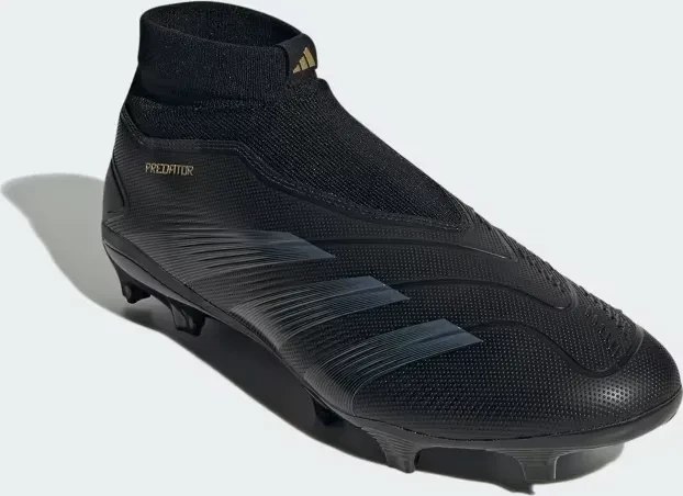 adidas Predator League Laceless FG core black/carbon/gold metallic