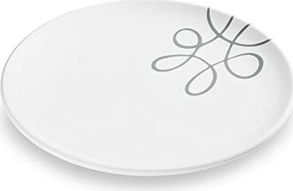 Gmundner Keramik Pur geflammt Speiseteller 25cm grau