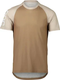 POC MTB Pure Tee Trikot kurzarm jasper brown/lt sandstone beige (Herren)