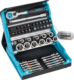 Hazet 2200SC-2 SmartCase Bitset/Steckschlüsselsatz inkl. Werkzeugbox, 50-tlg.