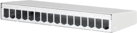 Metz Modulgehäuse, Aufputz Patchfeld, reinweiß, 16-Port, 1HE, weiß