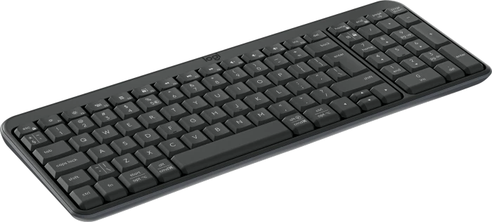 Logitech K250 Compact Wireless Keyboard, Graphite, Bluetooth, US