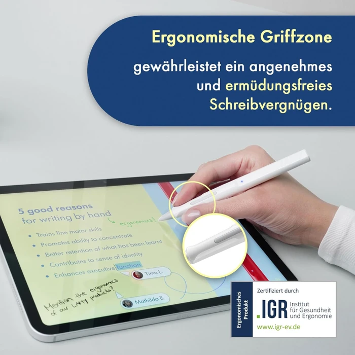 Lamy safari note+ white für Apple iPad, weiß