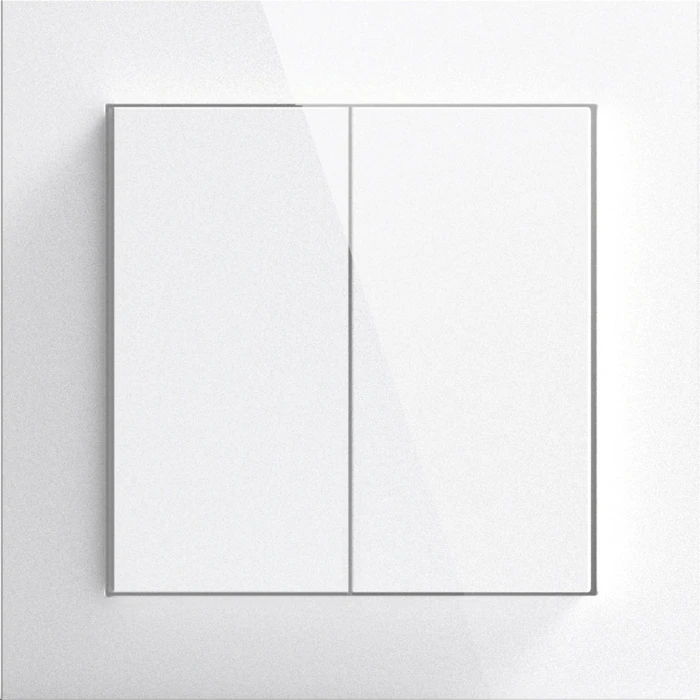 Senic Friends Of Hue Smart Switch, Tasten mit Wippe, 2-fach, weiß glänzend