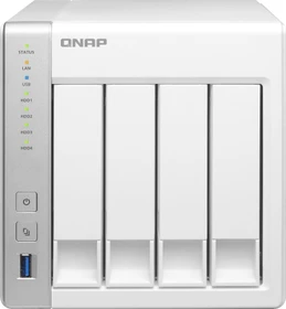 QNAP Turbo Station TS-431, 512MB RAM, 2x RJ-45 1000Base-T, 3x USB-A 3.0