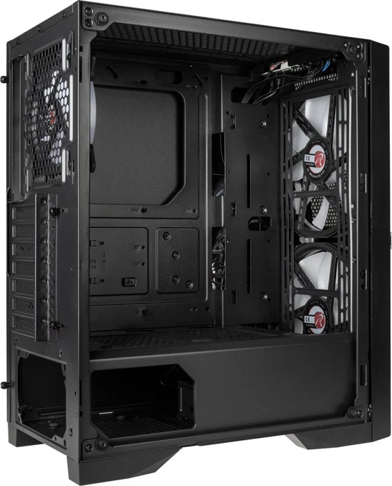 Raijintek Silenos MS Pro, schwarz, Glasfenster