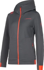 La Sportiva Mood Hoody Jacke carbon/cherry tomato (Damen)