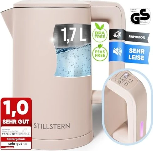 Stillstern Wasserkocher beige