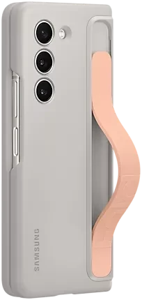 Samsung Standing Case with Strap für Galaxy Z Fold 5 Sand